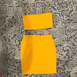 Boohoo two piece set